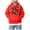Red hoodies girl JK1116, variant on UYYX Kids Hoodies Teen Girl Hoodies Girls Casual Long Sleeve Hoodies Cute Oversized Pocket Sweatshirt Tops 8-9 Years