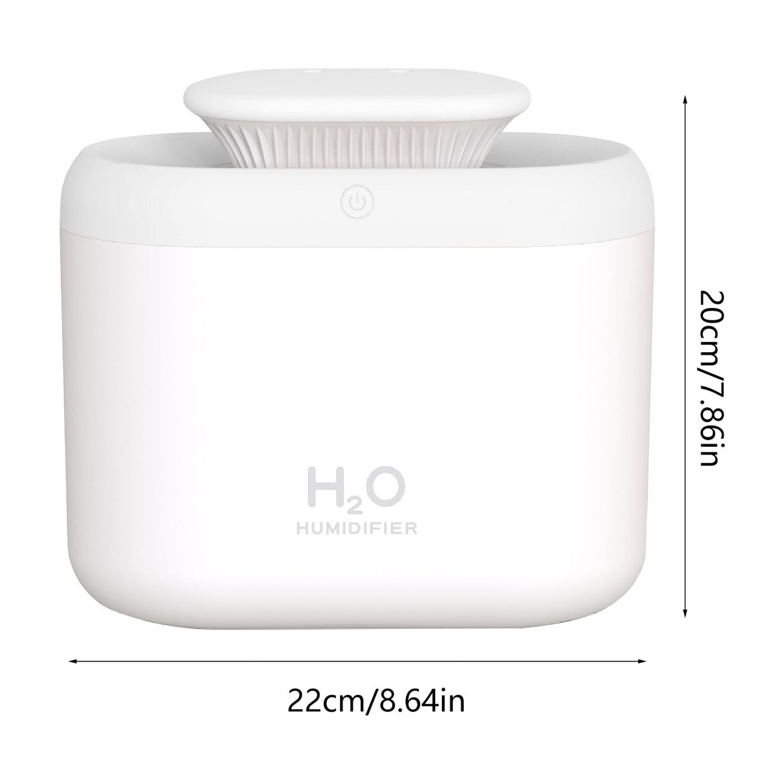 Xecvkr Mini Portable USB Humidifier Oil Diffuser Cool Mist Soft Night Light Quiet Air Purifierss Kids Bedroom Car Travel Home Desk Large Water Tank 1 Pc
