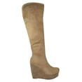 thumbnail image 2 of BOTA ALTA LEON MUJER BEIGE GAMUZA 2811 LEON 2811, 2 of 3