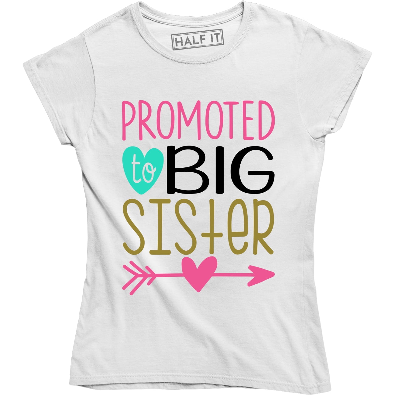 Big Sis T-Shirt Promoted To Big Sister Tee Toddler Girl T-Shirt Big Sister Shirt Pregnancy Announcement Shirt B Is For Big Sister Tee