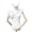 White, variant on Feather Collar, Fake Collar, Women Capelet, Dramatic High Neck with Satin Ribbon Closure, Layered Shoulder Drape for Gothic Wedding, Masquerade Ball, Halloween Costume Accessory