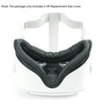 thumbnail image 4 of Replacement for Oculus Quest 2 VR-Accessories Replacement Face Cover Light Blocking Washable Face Pad, Black, 4 of 8
