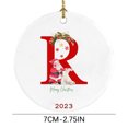 thumbnail image 2 of Decoraciones de Navidad Al Aire Libre Decoración Del Árbol de Navidad Colgante Personalizado Navidad 26 Carta Decoración, Decoración Del Árbol de Navidad Regalo de Navidad Decoraciones Del Árbol de Na, 2 of 3