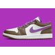 thumbnail image 4 of Ni - ke Air Jordan 1 Low Retro Purple Brown White Casual Shoes 553558-215 Mens Size 14, 4 of 5