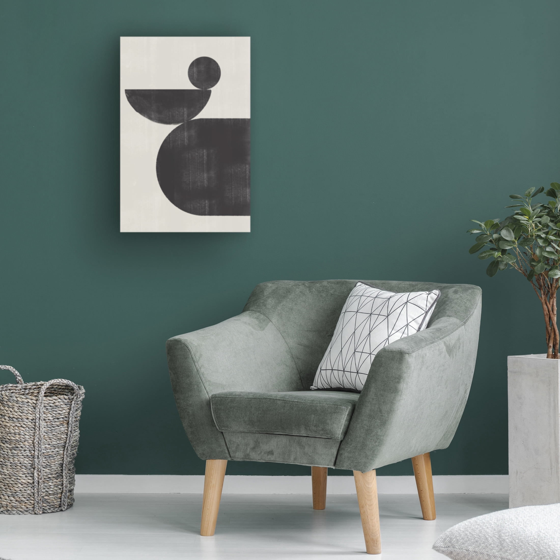 Trademark Fine Art THE MIUUS STUDIO Shape Study No3 Canvas Wall Art
