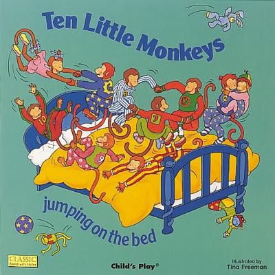 10 Little Monkeys Jumping on the Bed (Board Book)