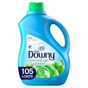 Downy Mountain Spring, 105 Loads Liquid Fabric Softener, 90 Fluid Ounce