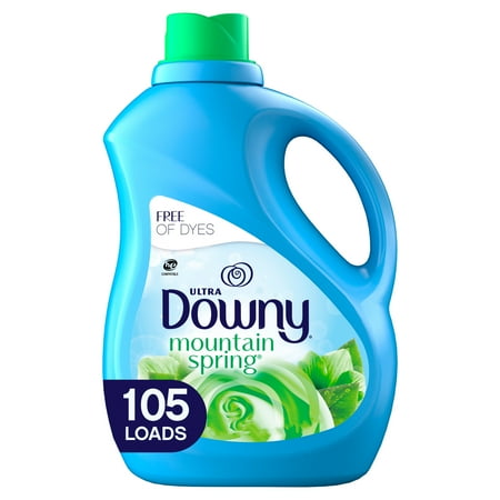 Downy Mountain Spring, 105 Loads Liquid Fabric Softener, 90 Fluid Ounce