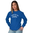 thumbnail image 3 of The More I Like My Cat Introvert Joke Long Sleeve TShirt Men Women Brisco Brands S, 3 of 6