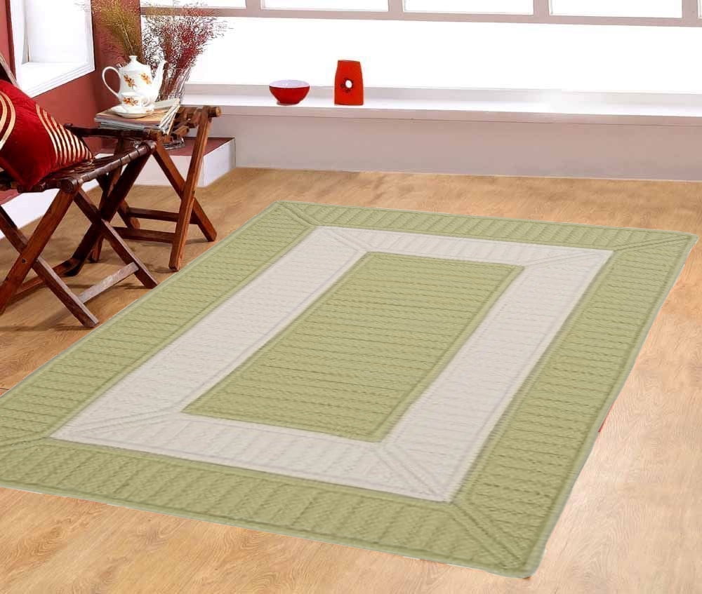 Furnishmyplace Celery Green 100 Polypropylene Braided 10x10 Area Rug