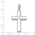 thumbnail image 6 of Auriga Fine Jewelry 14K White Gold Stamping Cross Pendant for Women (L - 42.99 mm, W - 23.46 mm), 6 of 6