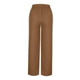 thumbnail image 6 of Women's Wide Leg Capri Pants Work Cropped Pants Casual Summer Capris High Waisted Crop Palazzo, 6 of 6