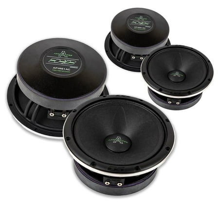 2 x Pair of Deaf Bonce 6.5" 720W 4 Ohm Mid Range Speakers Apocalypse Series New