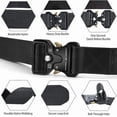 thumbnail image 5 of A universal belt for both men and women, 1.5 inches wide and 47.24 inches long, equipped with a quick-release metal buckle, suitable for work, hiking and camping., 5 of 6