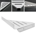 thumbnail image 3 of Stainless Steel Triangular Shower Corner Shelf Durable Sturdy Strong Bearing Capacity Wall Mounted Organizer Home Bathroom Shower Storage Applicable in Showers Kitchens, 3 of 8