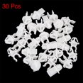 thumbnail image 5 of 30uds Clips Soporte Varilla Apoyo Soporte Campana Plástico Blanco para Coche Unique Bargains Clip de soporte de barra de soporte de capó, 5 of 5