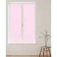 thumbnail image 4 of Solid Color Window Privacy Film Pink Decorative Glass Window Film UV Blocking Static Cling Non-Adhesive Sticker Covering for Home Door 17.7 x 78.7 inches, 4 of 8
