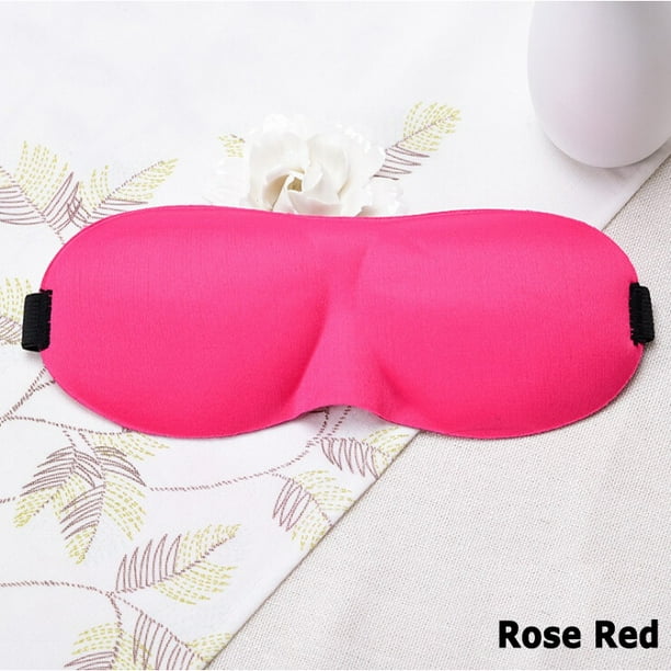 máscara de ojos de viaje 3D para dormir, suave acolchada, para descansar, dormir, venda de ojos