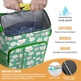 thumbnail image 5 of Blossom Pattern Watercolor Flower Vintage Cooler Backpack - 20L Leakproof & Easy to Clean, Perfect for Workers, 5 of 5