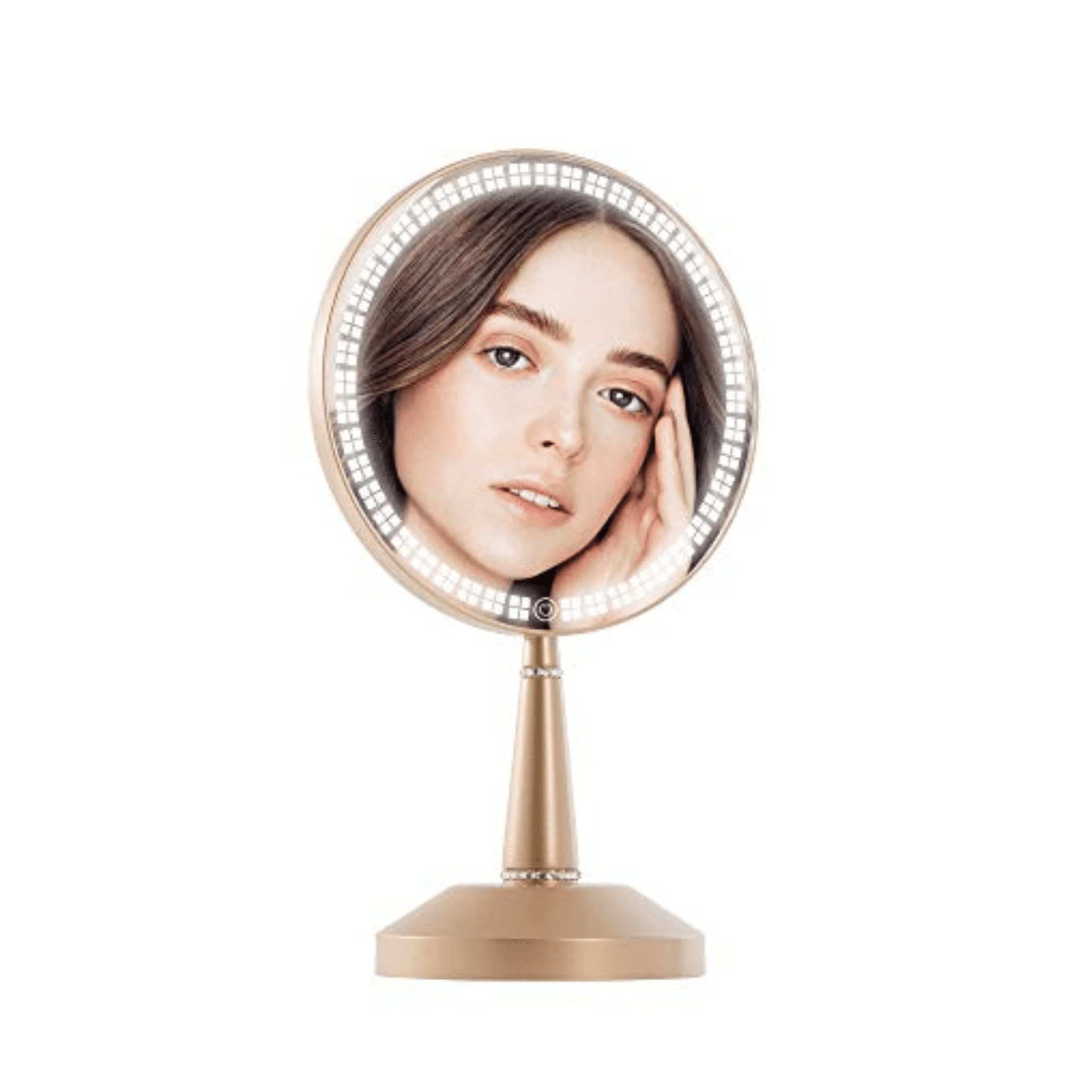 Impressions Vanity Bijou Hand Mirror with Rechargeable LED Lights
