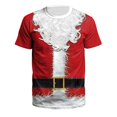 thumbnail image 1 of Camisetas de animales para hombres con estampado de alces de Navidad en 3d, ropa informal de verano para hombres, camisetas holgadas de gran tamaño, camisetas de manga corta Harajuku, 1 of 4