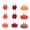 Orange, variant on 18 Pcs Wooden Maple Leaf Hanging Ornaments, Autumn Fall Tree Pendants, Rustic Harvest Hang Decor, Thanksgiving Tree Decorations, Multi‑Pattern Leaf Trinkets, Farmhouse Fall Tree Embellishment