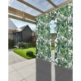 thumbnail image 3 of nqOlkjepod Outdoor Curtains for Patio Waterproof, Green Palm Leaves Outdoor Privacy Panels Grommet, Summer Tropical Leaf Blackout Outside Curtains for Porch/Cabana/Pergola/Gazebo 54"x108", 2 Panels, 3 of 8