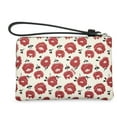thumbnail image 3 of Coach Women's Small Corner Zip Wristlet in Signature Canvas with Floral Print (Chalk / Black Multi), 3 of 4