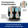 thumbnail image 2 of Daiwa Felicity Ninja Leg Massager 2 for Men and Womens, Foldable Foot and Calf Massager with Heat, Air Compression, Fits Large feet, 2 of 7