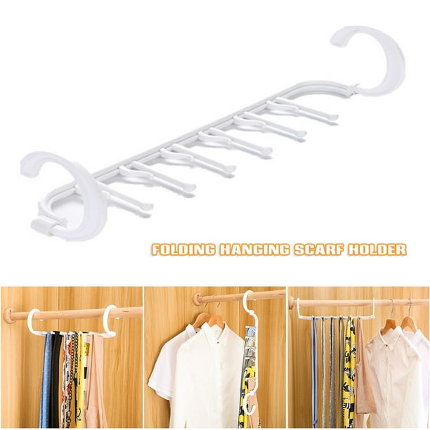 Scarf Hanger Closet Organizer Hanger Rack Space Saving Ties Belt Sturdy