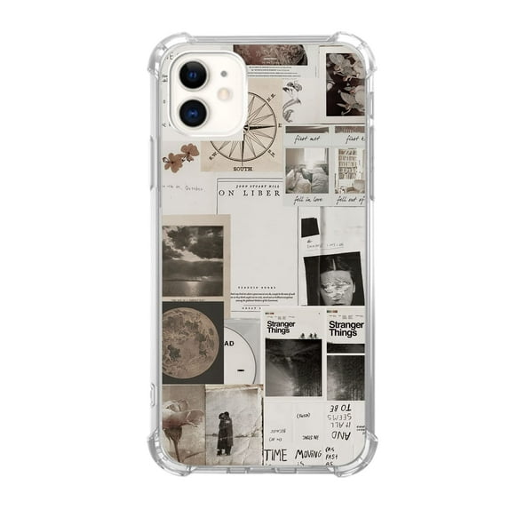 Picture Aesthetic Case Compatible with iPhone 11,Unique Art Design TPU Bumper Cover Case