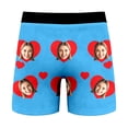 thumbnail image 6 of KHONTS Men's Personalized Boxers Husband Boyfriend Funny Boxers for Men Valentine's Day Birthday for Him Sky Blue S, 6 of 8