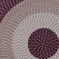 thumbnail image 5 of Better Trends 22" x 44" Wedge Braided Rug 100% Polypropylene Durable and Stain Resistant Reversible Indoor Area Utility Rug, Country Stripe Collection - Burgundy Stripe, 5 of 5