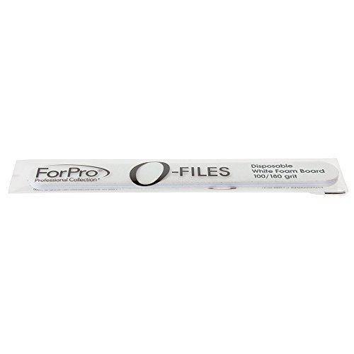 For Pro O-Files Série 100/180 Planches en Mousse, Blanc, 100 Unités