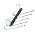 thumbnail image 2 of Shisuyan Multifunctional Pants Hanger Multi-Layer Design Stainless Steel 1Pcs 12.6x11.6in, 2 of 8