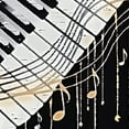 thumbnail image 6 of BANET Tablecloth Piano and Music Note Tablecloths Diameter Round Instrument Letter Black Tablecloths for Dining Kitchen Wedding and Parties 54"-58, 6 of 8
