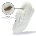 thumbnail image 5 of LUXUR Winter Shoes for Womens Moccasin House Slippers Slip On Ankle Boots Indoor & Outdoor, 5 of 7