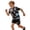 X66 Multicolour, variant on Bysome Boys Outfit Set Graphic Print Short Sleeve Crew Neck Tees With Shorts Athletic Set Breathable Boys Outfit Size 2-3 Years