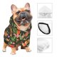thumbnail image 3 of Fotbe Fruits Peach Sudadera con Estampado para Perros Pequeños – Suéter con Capucha para Mascotas, Tela Suave de Forro Polar con Bolsillo-X-Small, 3 of 7