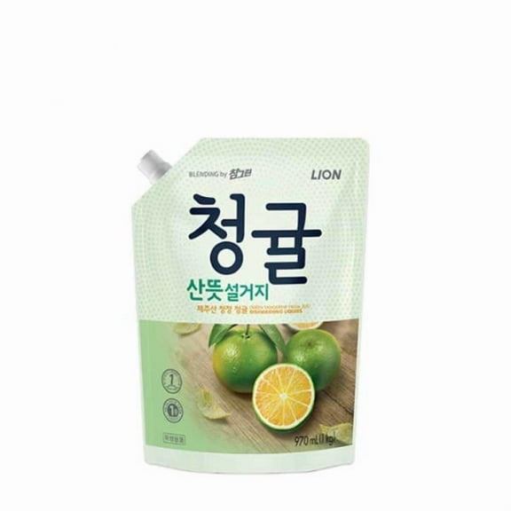 Chamgreen Fresh Citrus Dishwashing Liquid Refill (970ml)