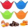 thumbnail image 1 of Sin esfuerzo y delicioso en minutos: domine la perfección de los huevos escalfados con las ollas de silicona para huevos, 1 of 8