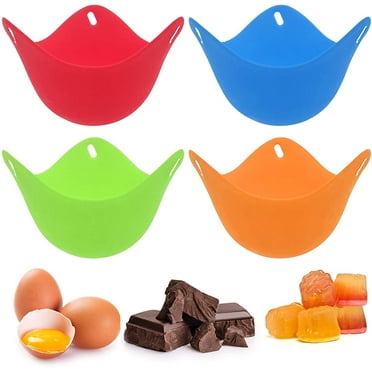 Egg Poacher  Silicone Egg Poaching Cups, Make Perfect Poached Eggs in Minutes