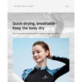 thumbnail image 5 of Tnhcen Women's Long Sleeve Diving Suit Snorkeling Rash Guard Quick Dry UV Protection Full Body Wetsuit Swimwear Surf Wear Waterproof Swimsuit for Women XS-2XL, 5 of 9