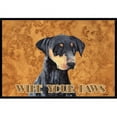 thumbnail image 1 of Carolines Treasures SC9126JMAT Paillasson Intérieur Ou Extérieur 24 x 36 Po. Doberman, 1 of 4