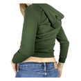 thumbnail image 4 of Yuemengxuan Girls Fashion Long Sleeve Hoodie, Printing Zipper Coat Slim Hooded Tops, 4 of 5