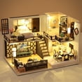 thumbnail image 4 of MOJINO DIY Miniature House Kit,Book Nook Kits for Adults to Build,Wooden Dollhouse Making Kit with Furniture, Valentine's Gift Romantic Decor, 4 of 5