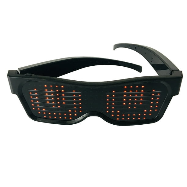 LED Glasses Customizable BT LED Glasses Colorful Light Glow
