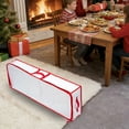 thumbnail image 4 of Home Textile Storage Organizer for Indoor Use — Practical Wrap Holder for Storing Wraps and Holiday Polyester PE Material Festival Patternless Design, 4 of 6