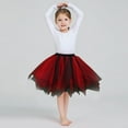 thumbnail image 2 of TOOYOU Girls Dresses Baby Soft Fluffy Tutu Skirt Toddler Party Mesh Tutu Princess Skirt Sweet Girl Elegant Sundress ,Size One Size , Red, 2 of 4