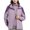 Purple, variant on Pisexur Women's Double Sided Wear Coat Warm Winter Ski Jackets Waterproof Snow Coat with Hood Mountain Windproof Rain Jacket